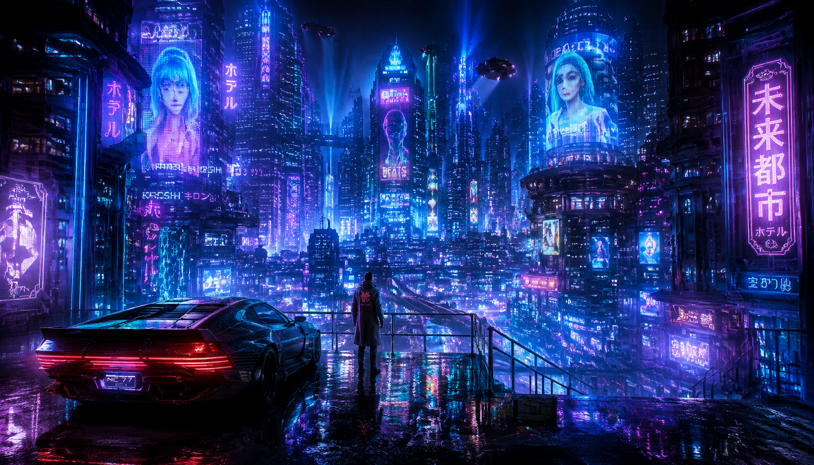 Cyberpunk Cityscape