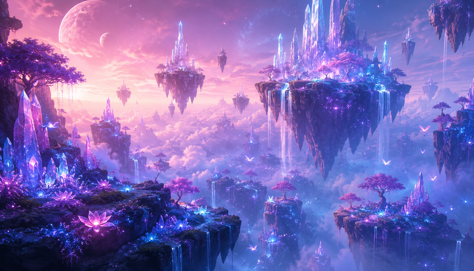 Fantasy Crystal Islands